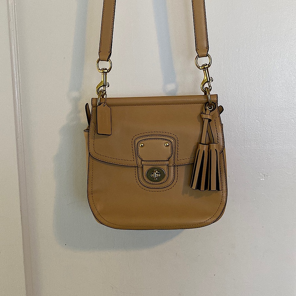 Coach Tassle Saddle Bag
